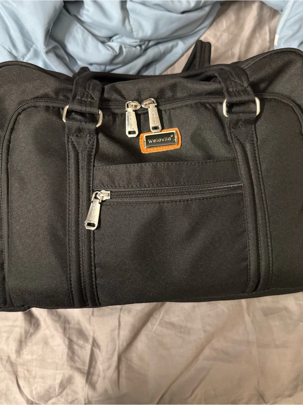 Black diaper bag